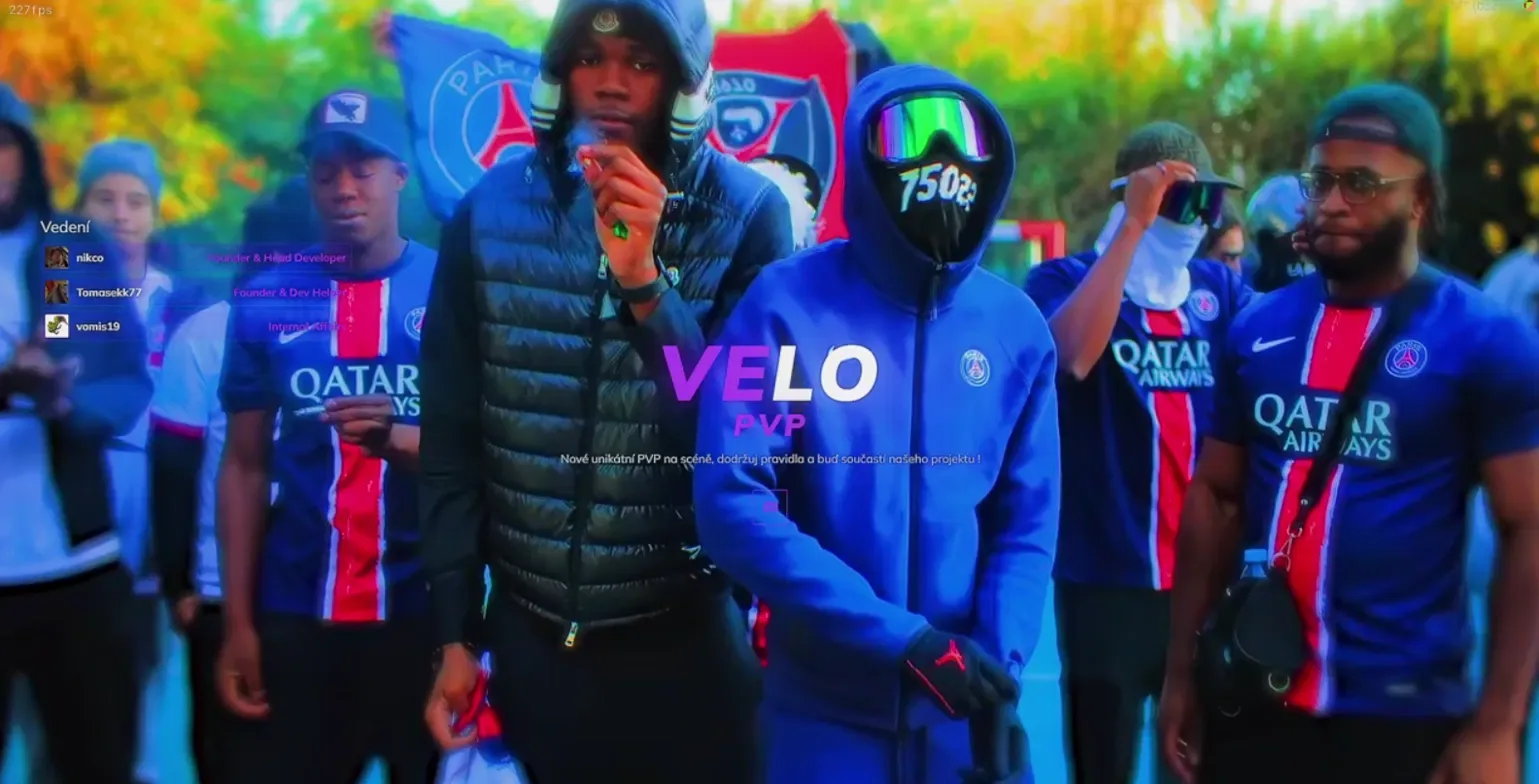 VeloPVP cinematic brand artwork